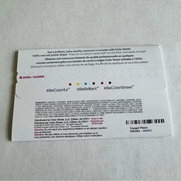 *Retired* Color Street: Tranquil Waters | Turquouse Glitter Sea Ocean Spring - Picture 4 of 16